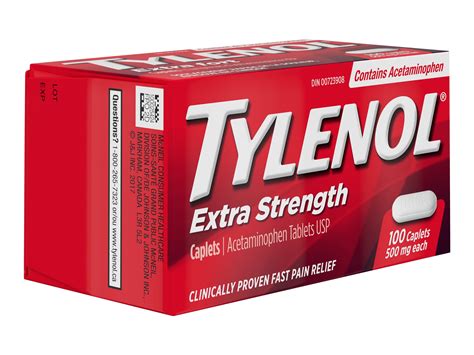 Tylenol Caplets Ex Strength 100s