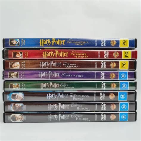 Harry Potter The Complete Film Collection Movies Dvd Region Pal