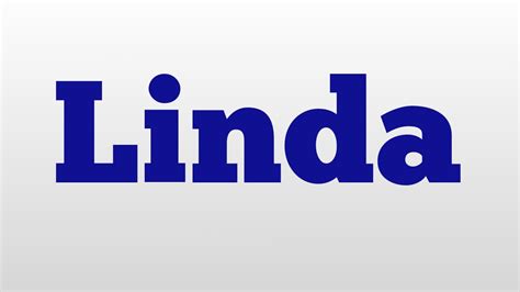Linda Meaning And Pronunciation Youtube