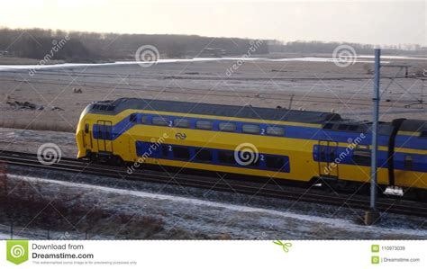Train Passing By Stock Image Image Of Time Dawning 110973039