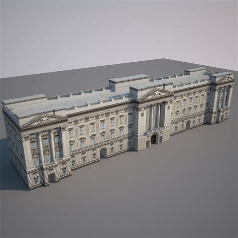 Buckingham Palace 3d Model 49 Max Free3d