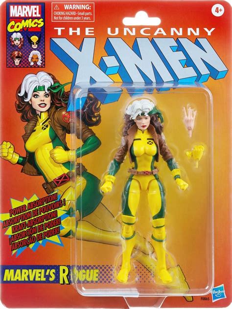 Comic Book Hero Action Figures Marvel Legends Retro X Men Rogue Target