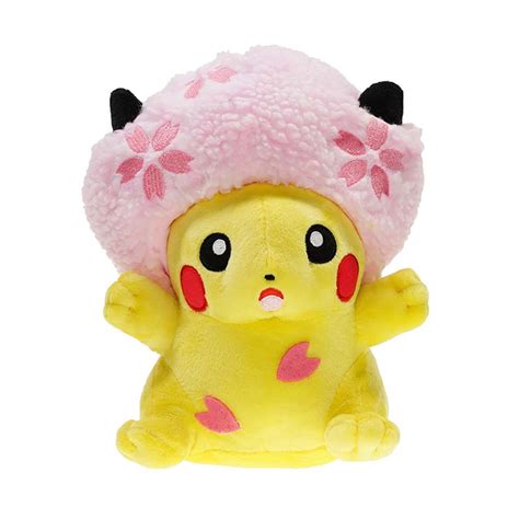 Cartoon Pokemon Cute Sakura Pikachu Plush Toy 2234cm