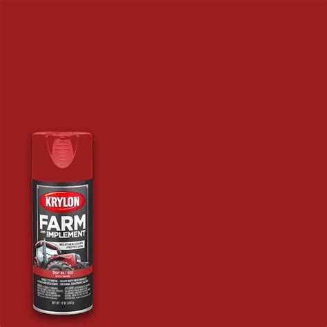Krylon Gloss Troy Bilt Red Spray Paint Net Wt 12 Oz In The Spray Paint Department At