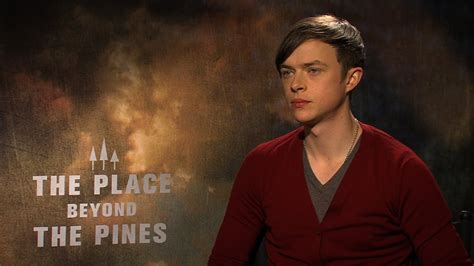 It's all parallels between fathers and sons, while asking us the virtue of crime.two men commit crimes of different natures. 'The Place Beyond the Pines' Dane DeHaan Interview - YouTube