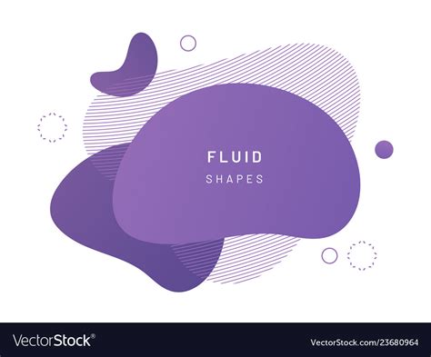 Fluid Blob For Card Background Royalty Free Vector Image