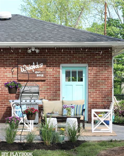 Adding a patio enclosure to your home is like adding an extra room. A Budget-Friendly Lowe's Patio Makeover | Patio makeover ...