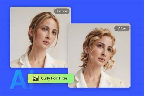 Curly Hair Filter: Get Virtual Curly Hair With AI Online | Fotor