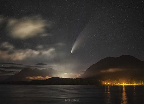Spellbinding Image Captures Rare Comet Northern Lights Milky Way And