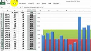 Percentile Markers In An Excel Chart Youtube