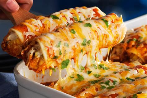 Cheesy Chicken And Chile Enchiladas Kraft Natural Cheese