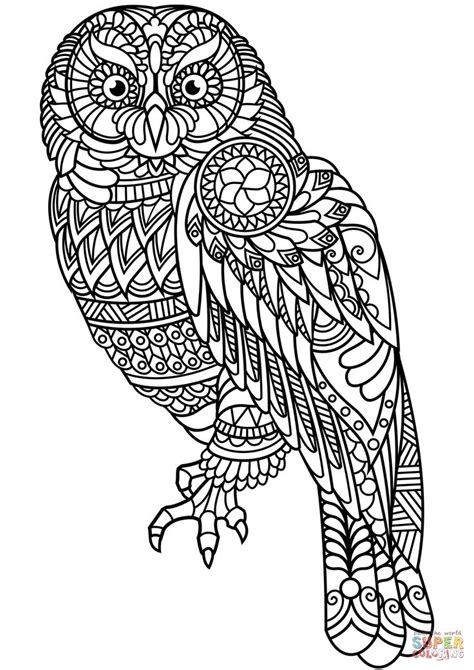 On this page you'll find a huge range of pictures, from simple dog outlines for preschool kids to color in, adorably cute cartoon style dogs with personality, specific breeds (boxers, dachshunds go to dog coloring pages. Owl Zentangle coloring page from Zentangle category ...