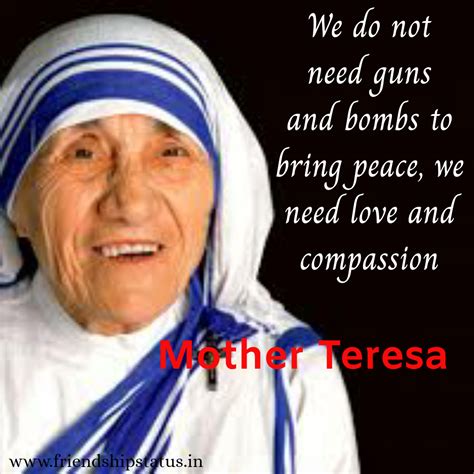 Best 20 Mother Teresa Quotes On Peace To Love All People