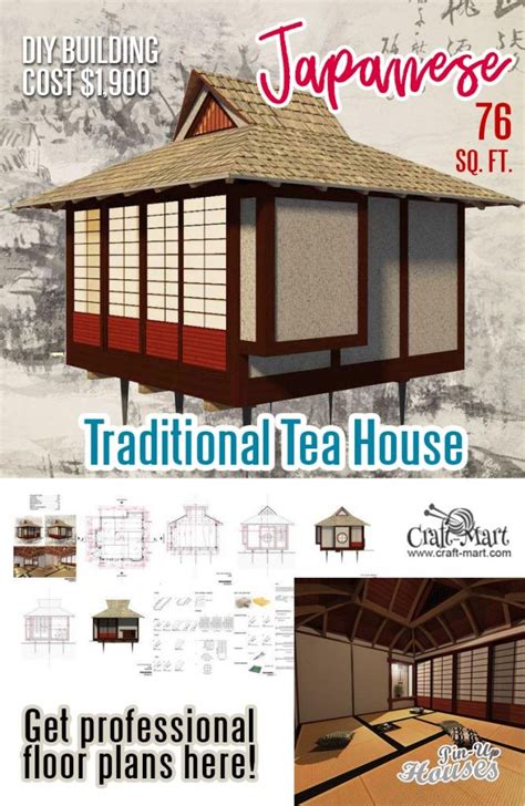 110 Japanese Tea House Plans 1 Craft Mart