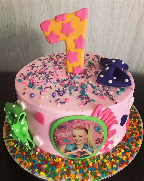 jojo siwa cake cake buttercream cake birthday cake