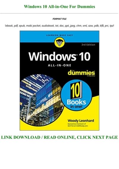 Ebook Windows 10 All In One For Dummies Full Pdf