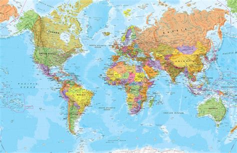 Cartina Politica Del Mondo Cartina Geografica Mondo