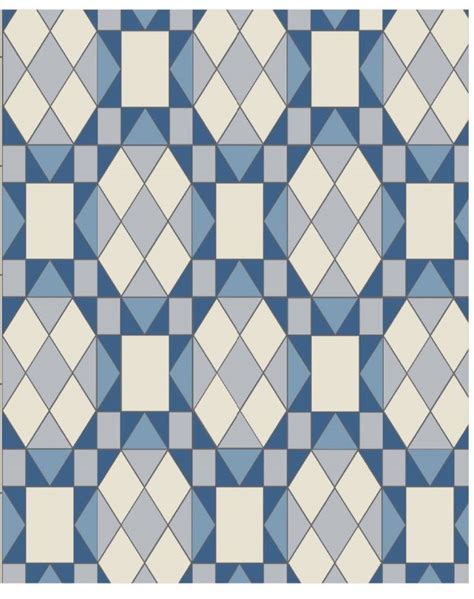 Original Style Victorian Floor Tiles Savoy Pattern