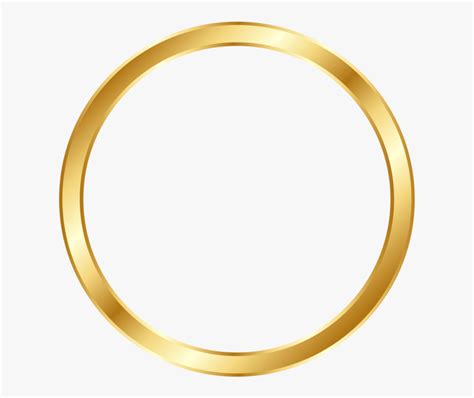 Gold Ring Png Image Free Download Searchpng Moldura Redonda Para Logo