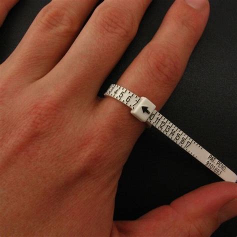 Ring Sizer Ring Sizing Gauge Reusable Plastic Finger Sizer Etsy