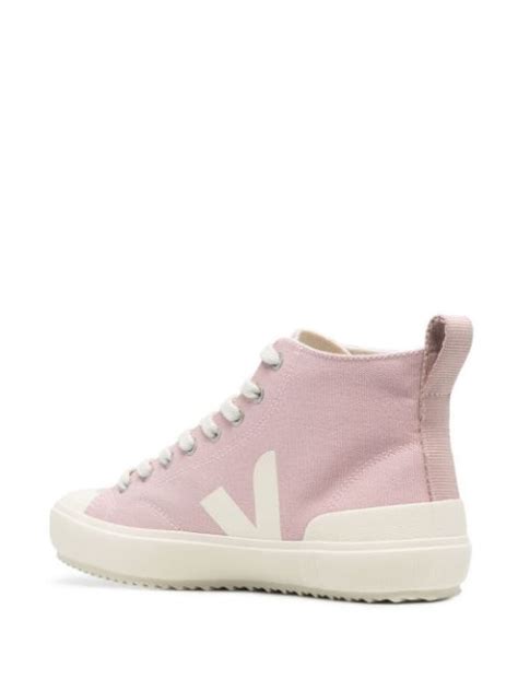 Veja Pink High Top Lace Up Sneakers For Women Nt012531 At
