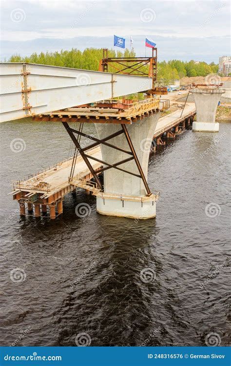 Technological Bridge Next To The New Bridge Stock Photo Image Of