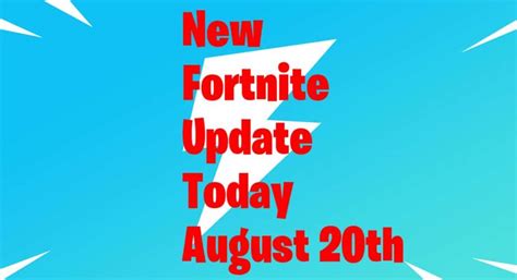 New questions are added and answers are changed. New Fortnite Update Today - PS4 Patch Notes (20th August ...