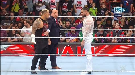 Solo Sikoa Salva Defiende A Paul Heyman De Seth Rollins Wwe Raw