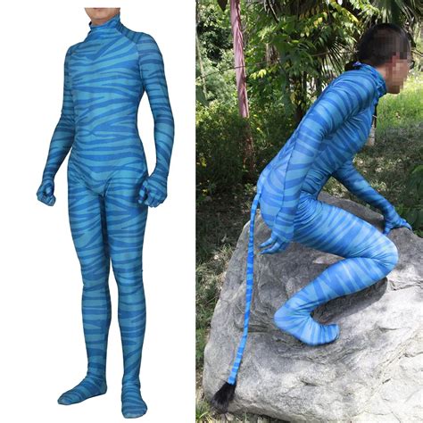 Movie Avatar 2 Animal Cosplay Costume Zentai Bodysuit Cute Suit