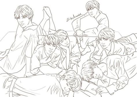 Fan art bts group | Kpop FanArt Amino