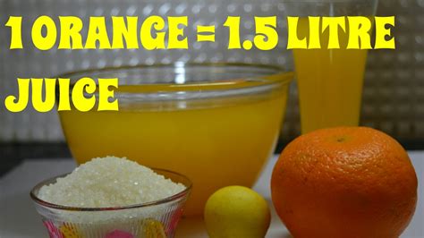 How To Make Orange Juice Homemade Orange Juice Orange Juice Recipe
