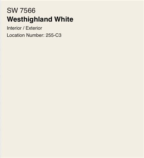 Sherwin Williams Whites Westhighland White Sw 7566 Your Designer Bff