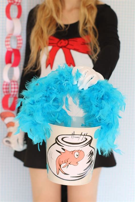 Cute Homemade Cat In The Hat Costume Click Through For Full Tutorial