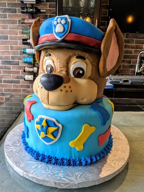 Chase Paw Patrol Birthday Cake Paw Patrol Birthday Cake Cake