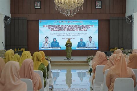 Dwp Asahan Gelar Lomba Puisi Dan Pidato Meriahkan Hari Ibu Ke