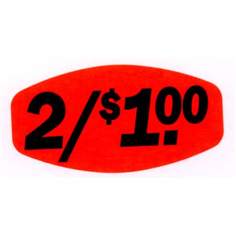 159 Price Point Grabber Grocery Store Labels 1 38l X 78h Red With Black Print
