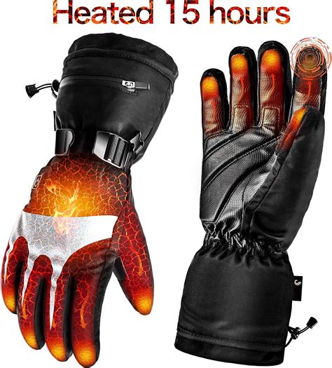 Battery Heated Gloves For Men Womenrechargeable Electric