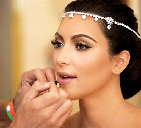 Fashion Beauty Glamour Kim Kardashians Wedding Makeup Tutorial