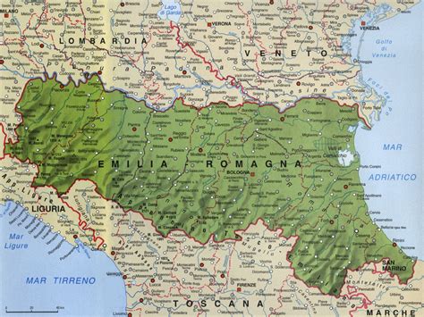 Geografia Italia Territorio Storia Economia Dellemilia Romagna