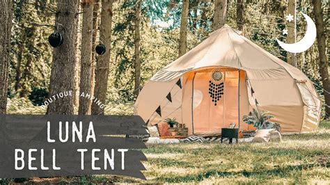 luna bell tent by boutique camping 1 glamping bell tents in uk and usa youtube