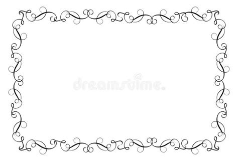 Set Of Decorative Frame And Borders Art Calligraphy Lettering Vector