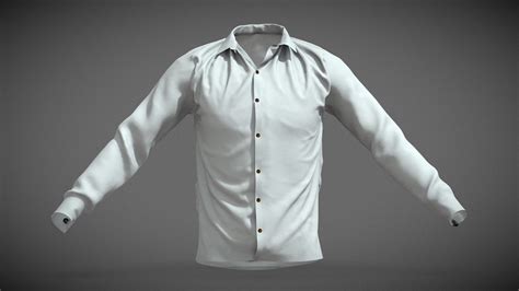 White Shirt Buy Royalty Free 3d Model By 3dscanfr Sdrn 3dscanfr
