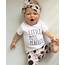 Summer Infant Baby Girl Clothes Cotton Letters Printed T Shirt  Pants