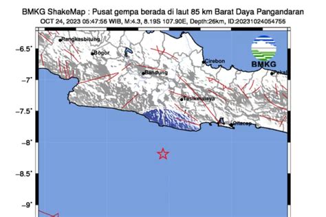 Pangandaran Diguncang Gempa M 4 3 Berpusat Di Laut Masyarakat Jangan