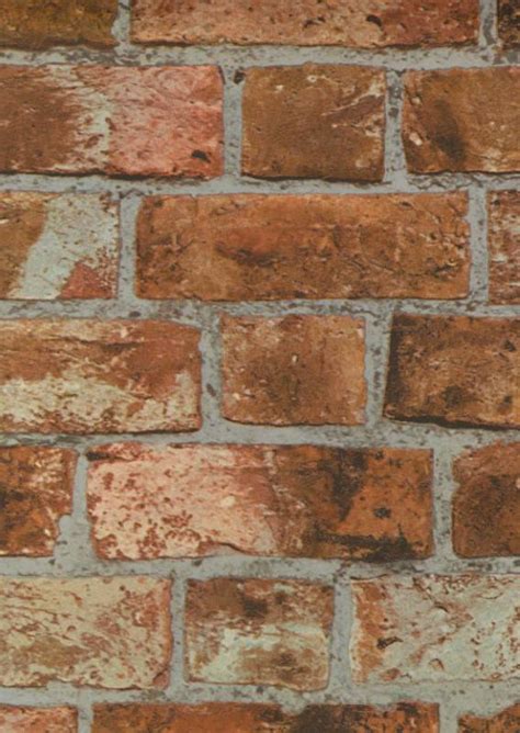 Fine Decor Rustic Brick Red And Brown Wallpaper Fd31045 Intu Diy