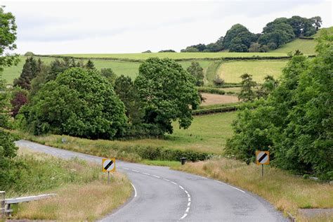 Farmland And A481 Near Hundred House In © Roger Kidd Geograph