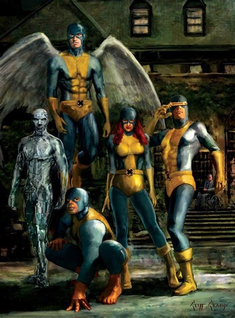 S X Men The Original X Men Angel Iceman Beast Marvel Girl Jean