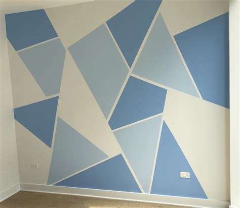 My Geometric Wall Paint Rpics