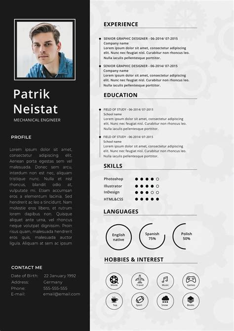 You can edit this mechanical engineer resume example to get a quick start and easily build a perfect resume in just a few minutes. Free Mechanical Engineer Resume | Mechanical engineer ...