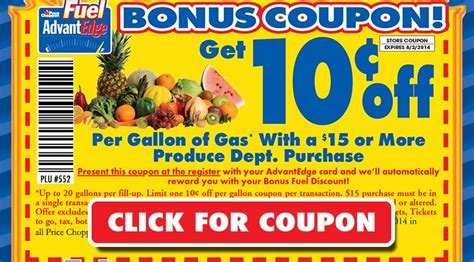 In Todays Paper Price Chopper Fuel Saver Dollar Doubler Coupons